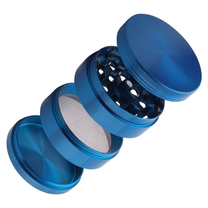 50mm Zinc Alloy Herb Grinder 4 Layers Metal