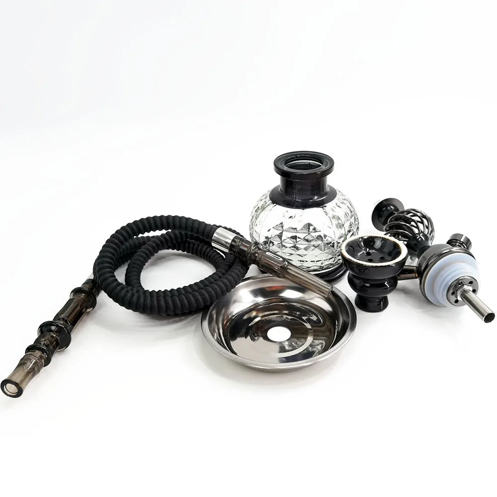 Complete Set of Arabic Hookah Iron Pot  Mini Accessories Shisha Hookah