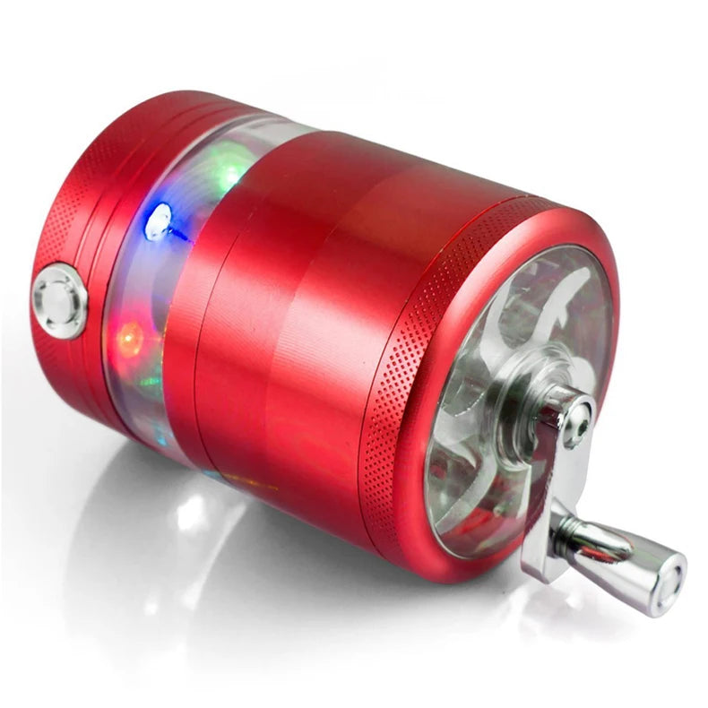 Electric Light 5 Pieces Grinder -Tobacco Herb Hand Accessories
