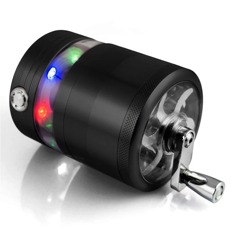 Electric Light 5 Pieces Grinder -Tobacco Herb Hand Accessories