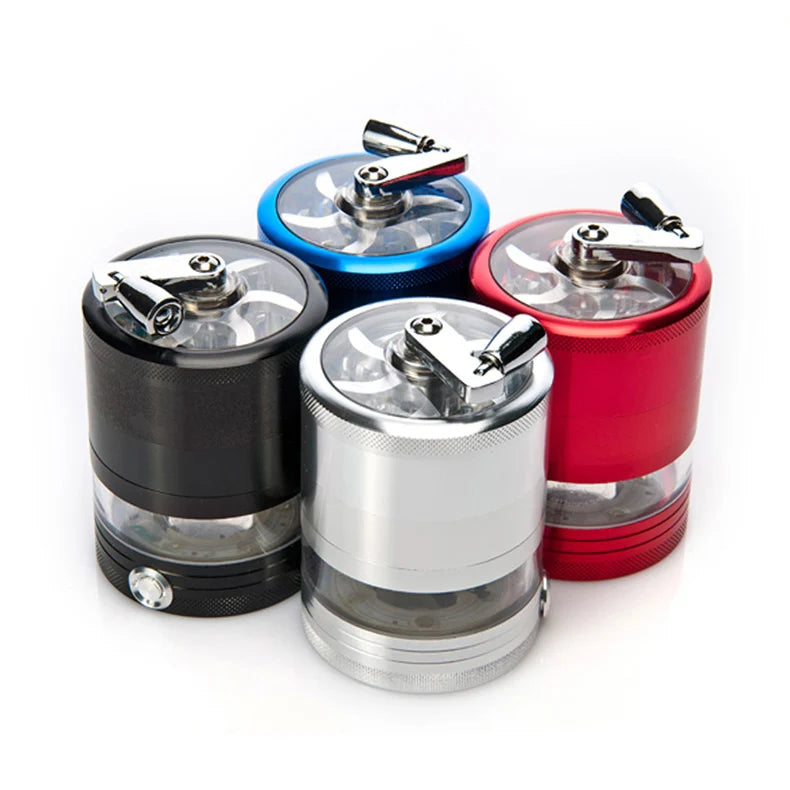 Electric Light 5 Pieces Grinder -Tobacco Herb Hand Accessories
