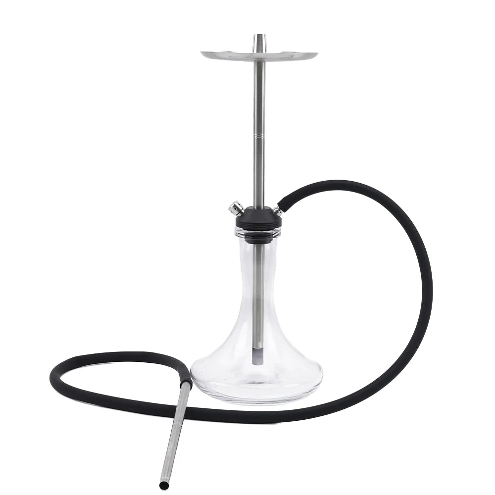 Premium Quality 63cm Modern Silver Narhuile/Hookah