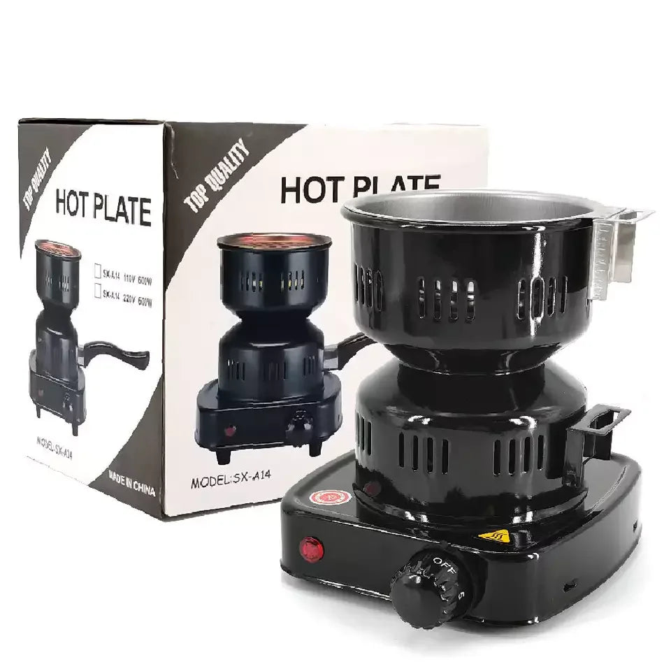 Professional Hookah Charcoal Heater Burner Lacquer Metal Portable