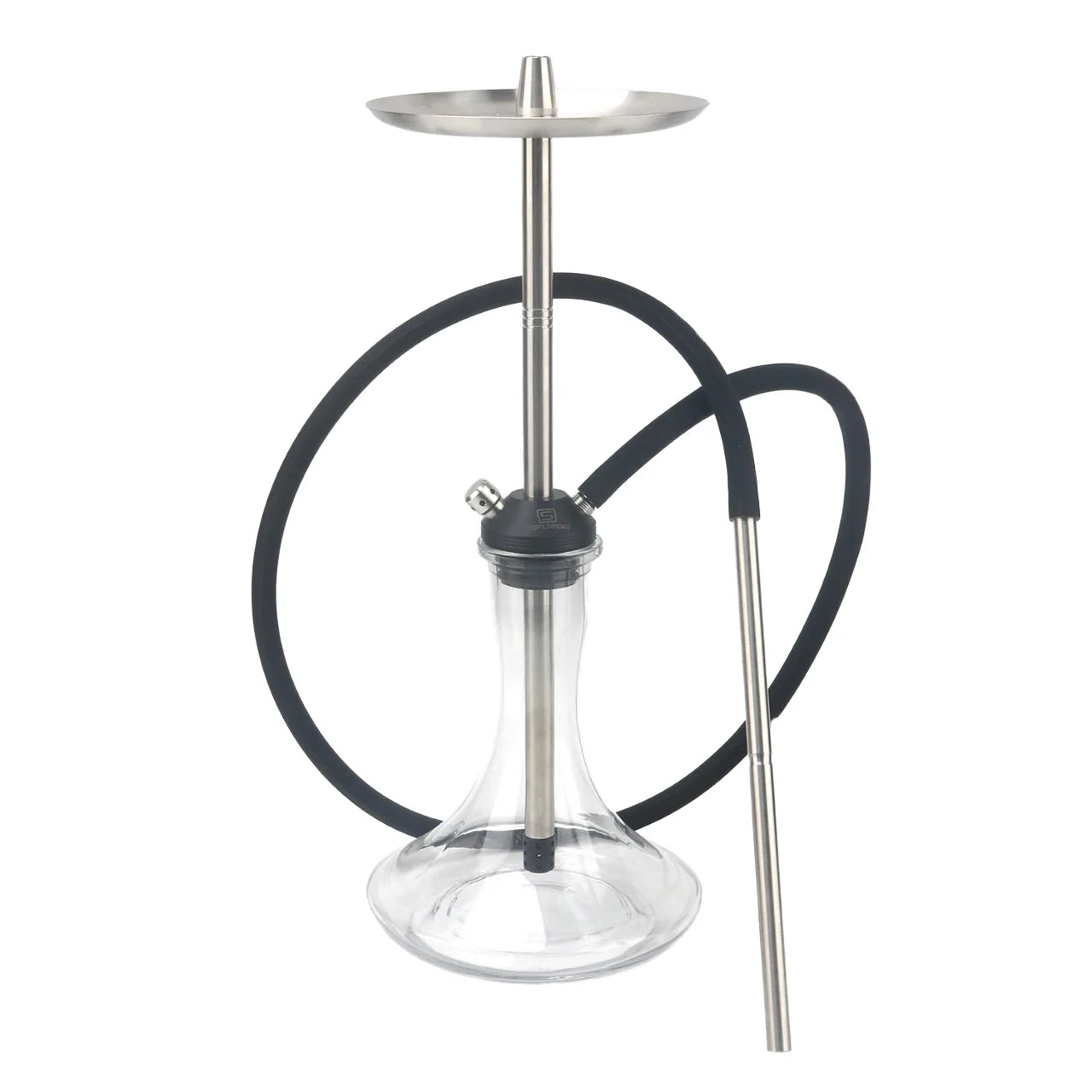 Premium Quality 63cm Modern Silver Narhuile/Hookah