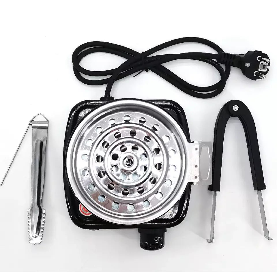 Professional Hookah Charcoal Heater Burner Lacquer Metal Portable