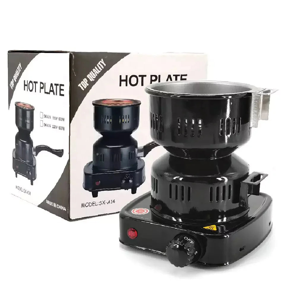 Professional Hookah Charcoal Heater Burner Lacquer Metal Portable