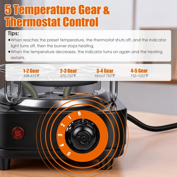 Electric Charcoal Burner for Hookah Fast Heating